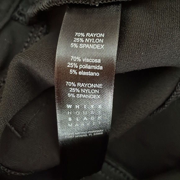 WHBM ponte pants size 6 short - Picture 9 of 10